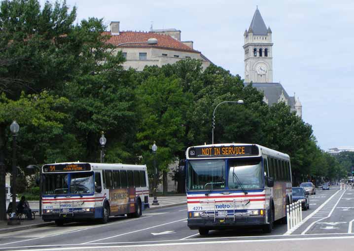 WMATA Metrobus Orion V 4271 & 4290